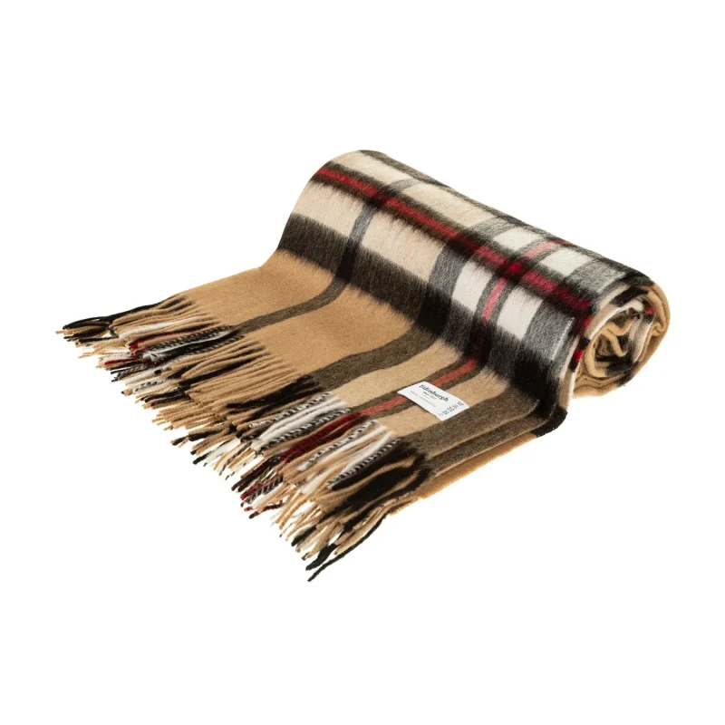 100 lambswool blanket classic thomson camel