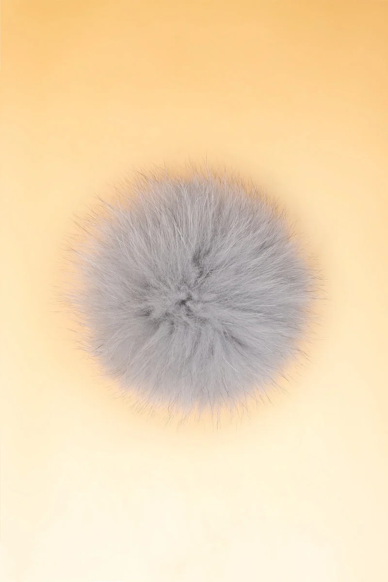 100 real fur pom pom beanie