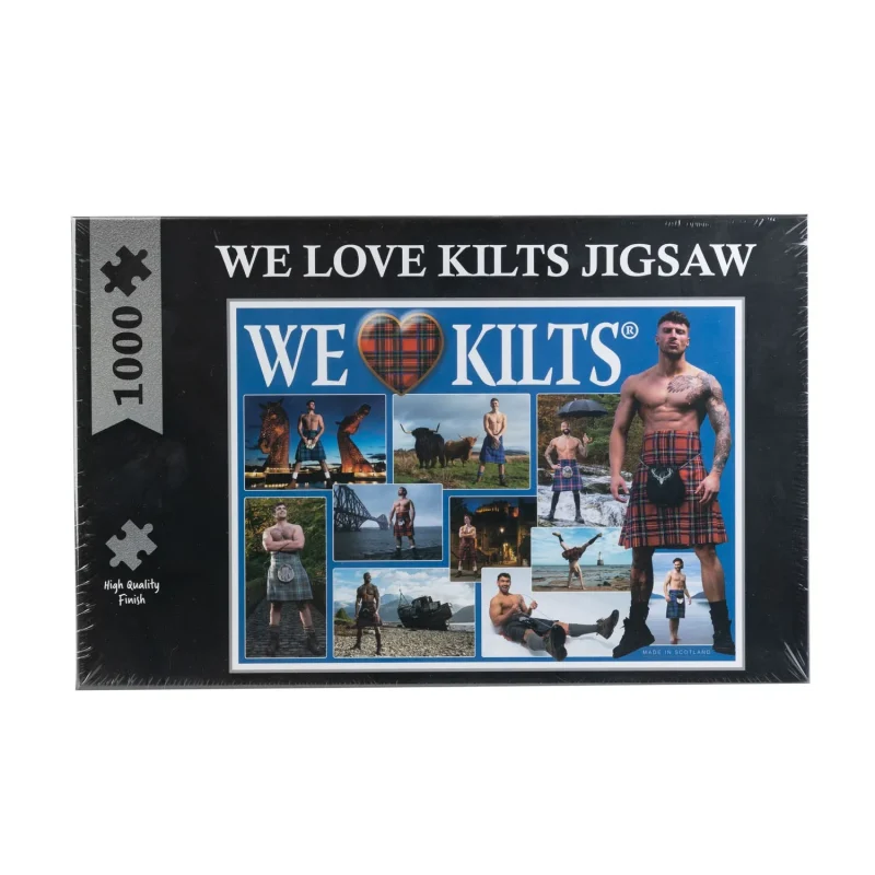 1000 piece we love kilts jigsaw puzzle