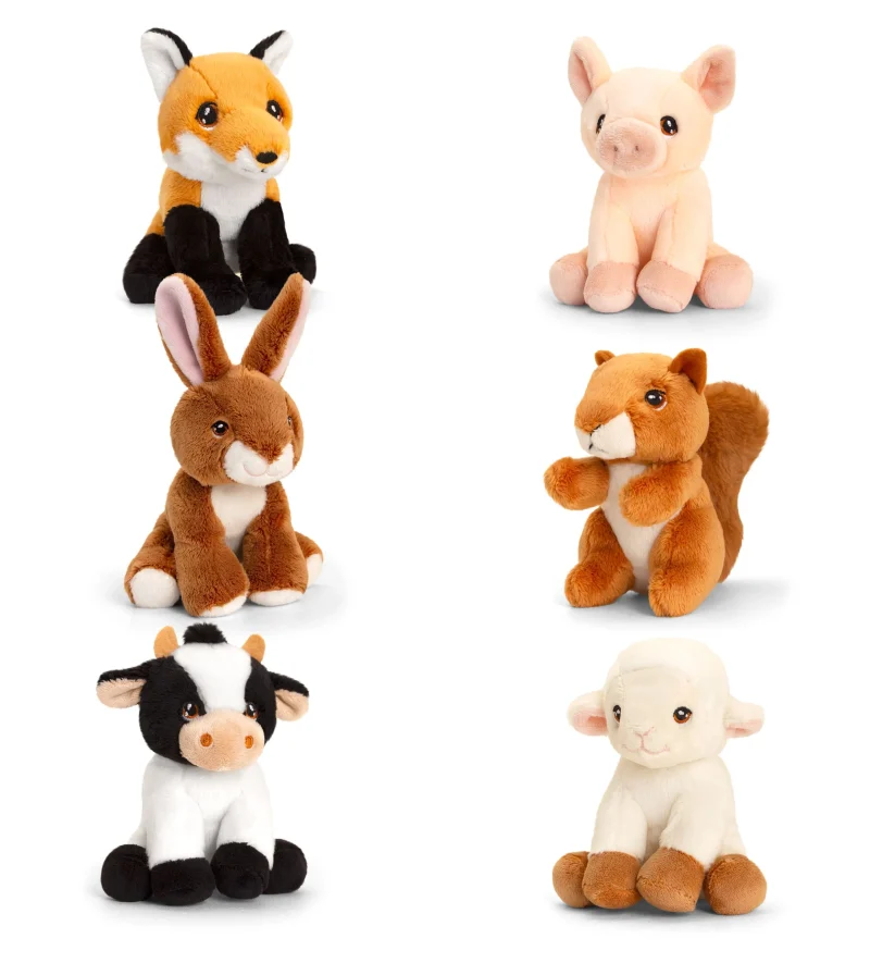 12cm keeleco plush farm toy collection scaled