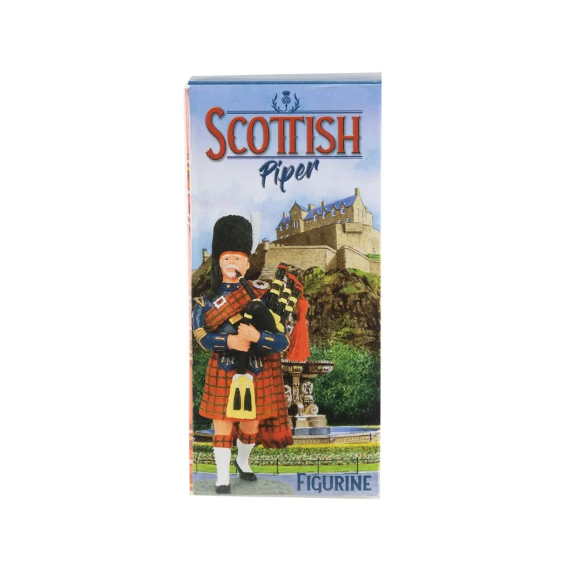 12cm scots piper resin statue