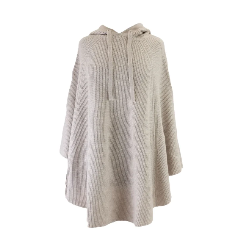 30 cashmere hoodie poncho elysee