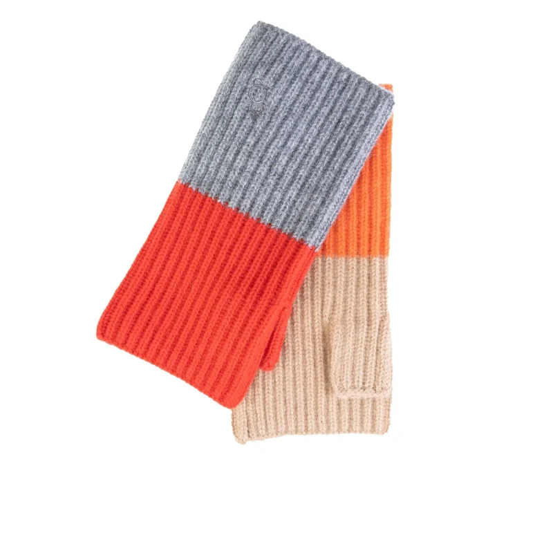 30 cashmere maisie gloves orange