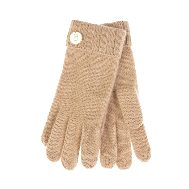 30 cashmere rebecca glove in hazelnut