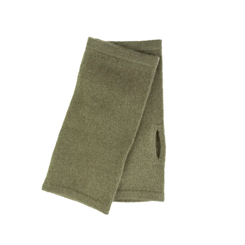 30 cashmere women s lightweight olive wristlets