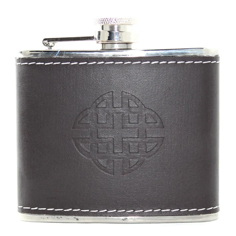 4oz celtic knot hip flask