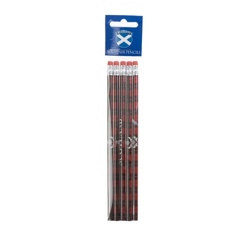 5 pack st andrews flag pencils scotland