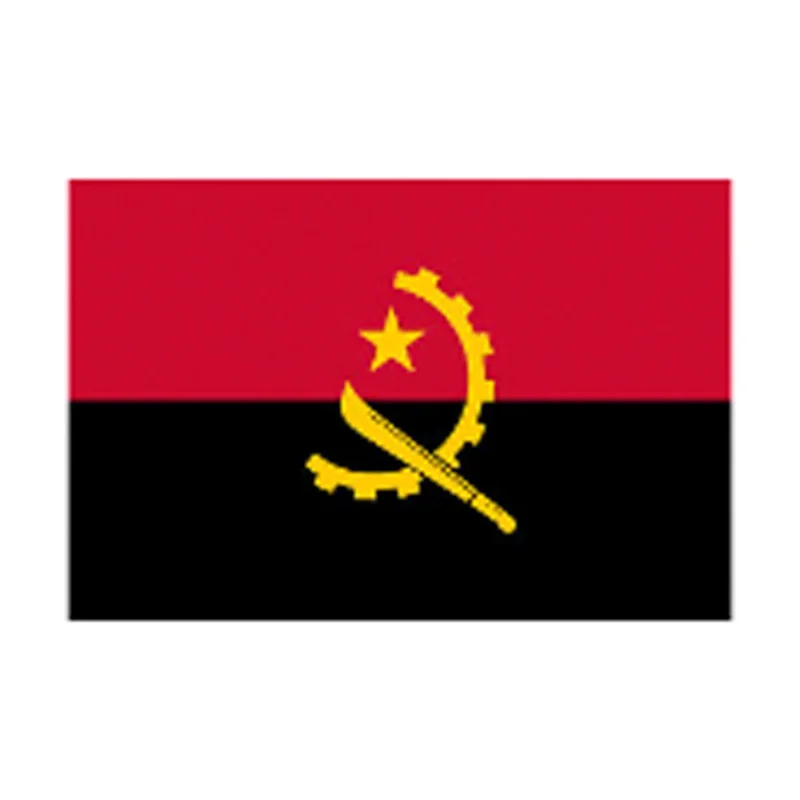 5 x 3 angola flag high quality design