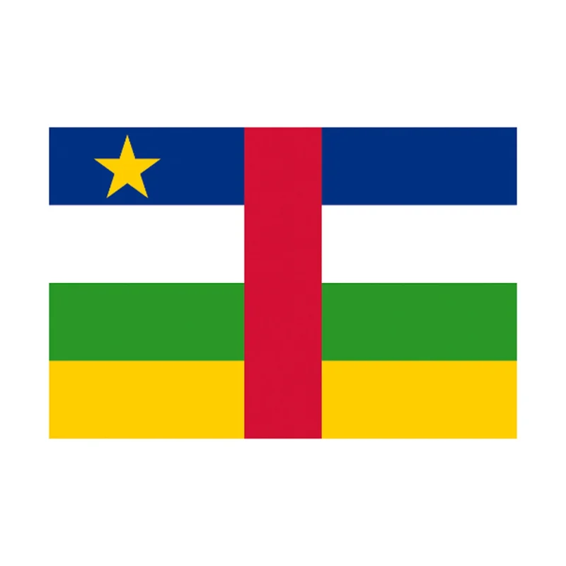 5 x 3 central african republic flag