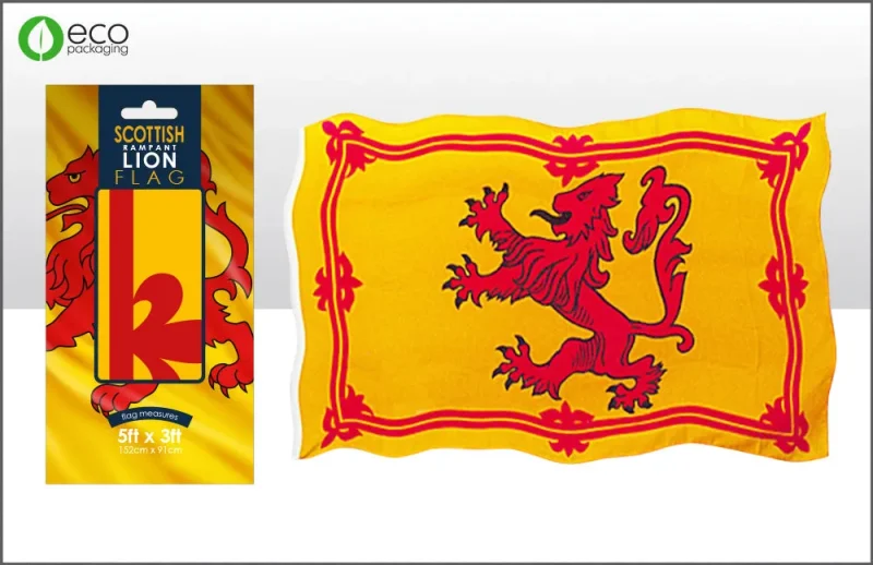 5ft x 3ft lion rampant flags