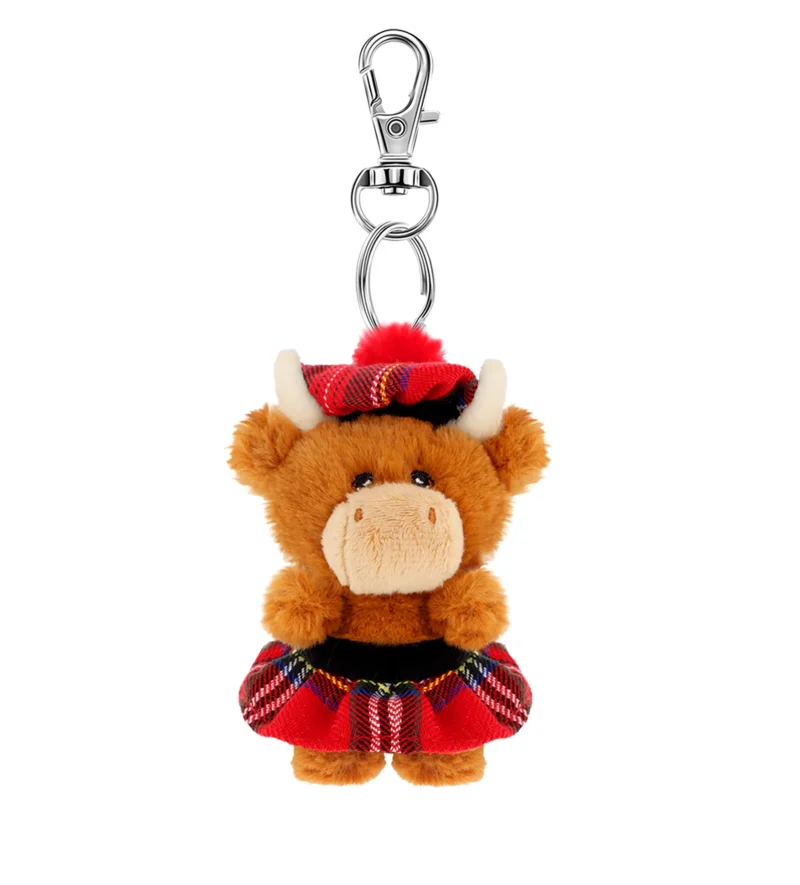 adorable highland cow keyring by keeleco scaled