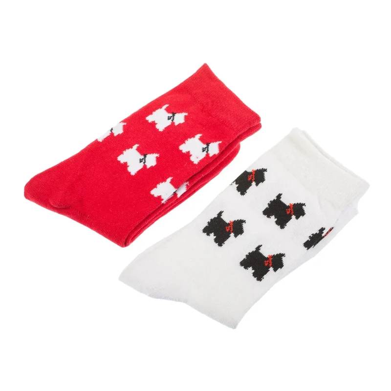 adorable kids scottie dog socks