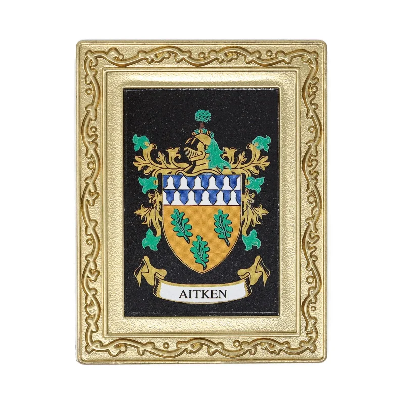 aitken coat of arms fridge magnet