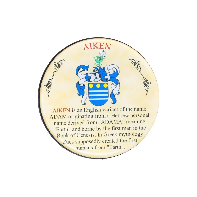 aitken heraldic coaster