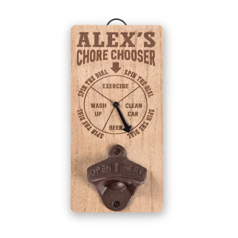 alex chore chooser bottle opener