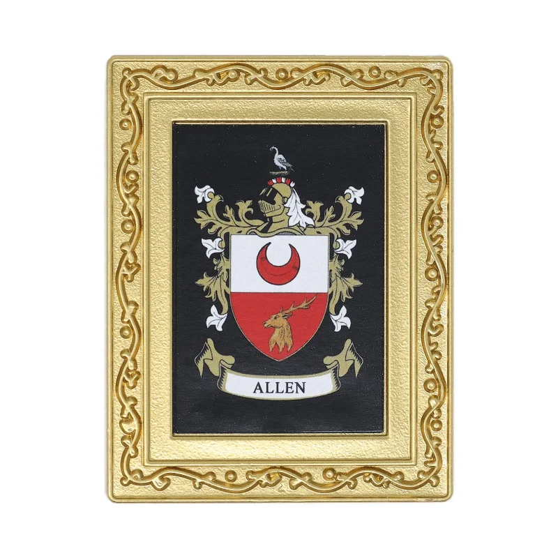 allen coat of arms fridge magnet