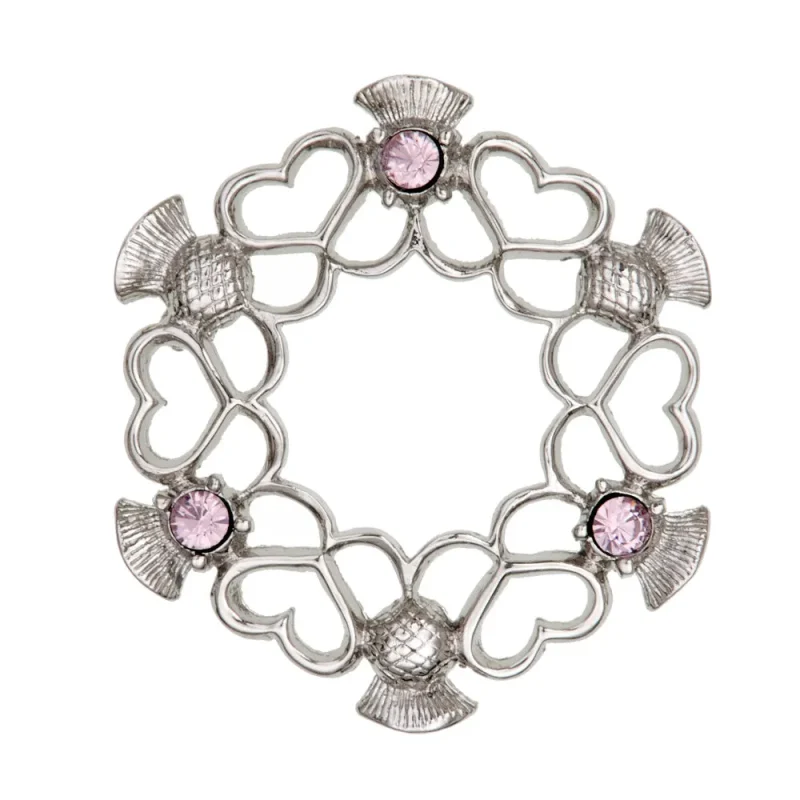 alliance light amethyst brooch