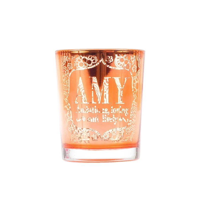 amy metallic candlepot