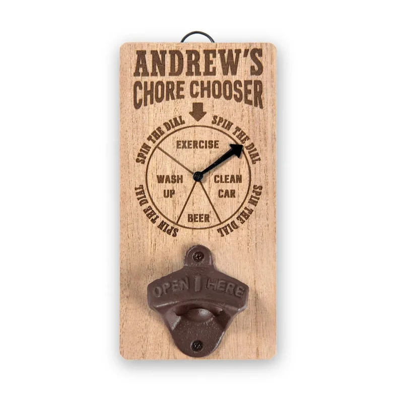 andrew s chore chooser bottle opener