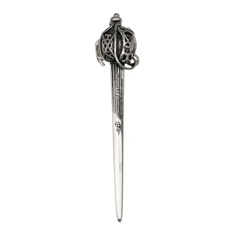 antique finish kilt pin for men