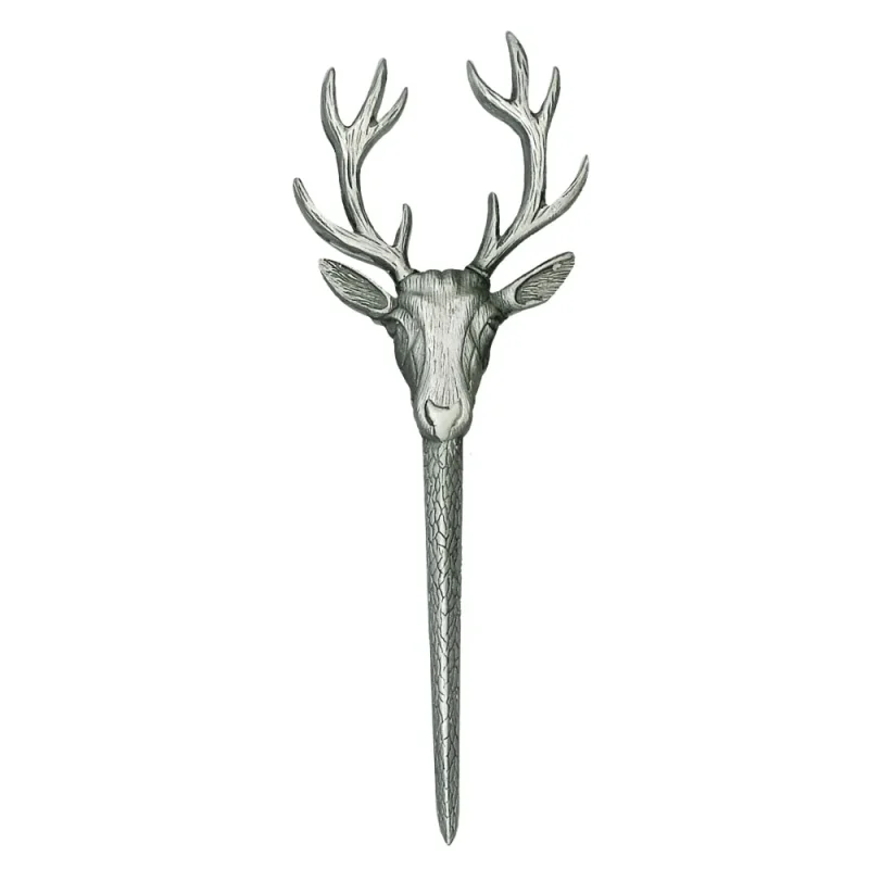 antique stag kilt pin vintage style