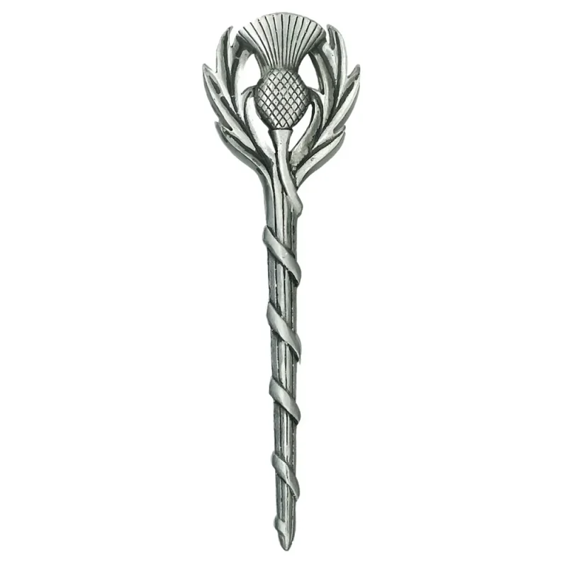 antique thistle kilt pin timeless celtic elegance