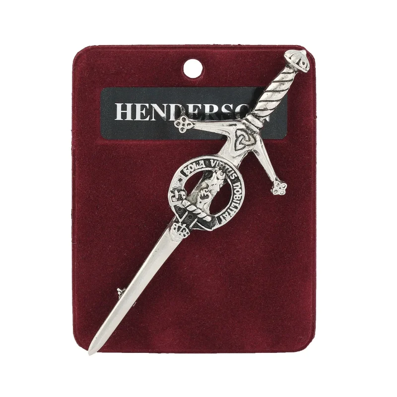 art pewter kilt pin by henderson