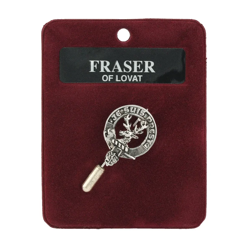 art pewter lapel pin fraser of lovat