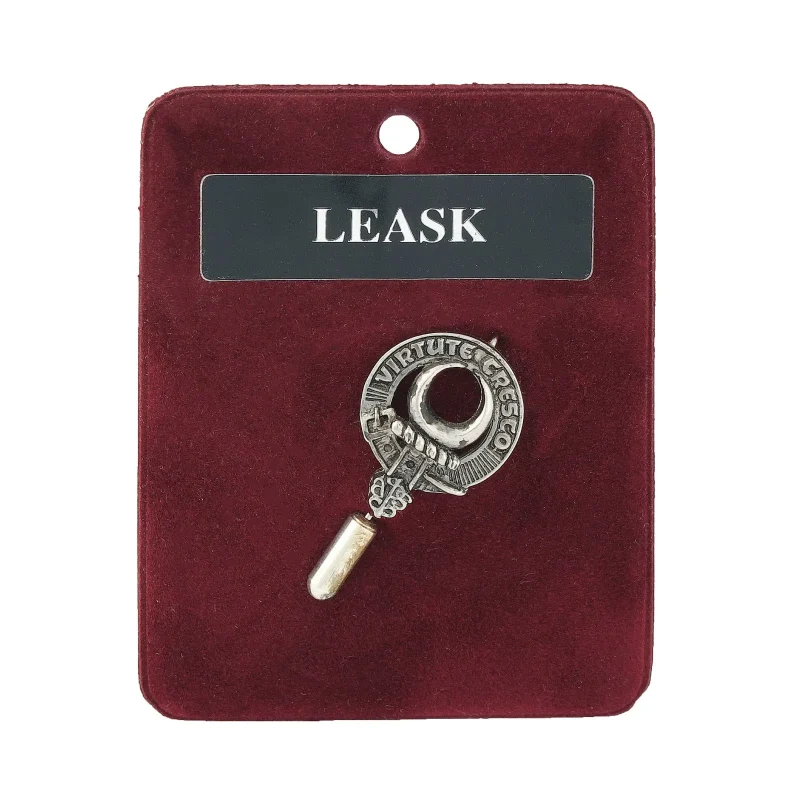 art pewter lapel pin leask collection