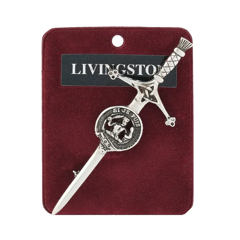 art pewter livingston kilt pin