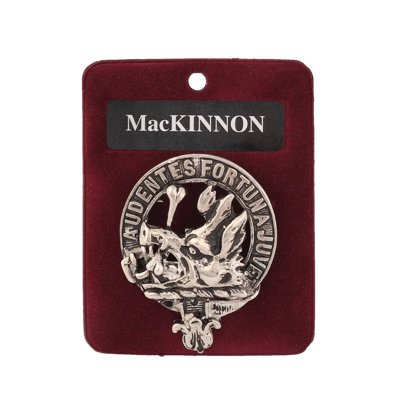 art pewter mackinnon clan badge