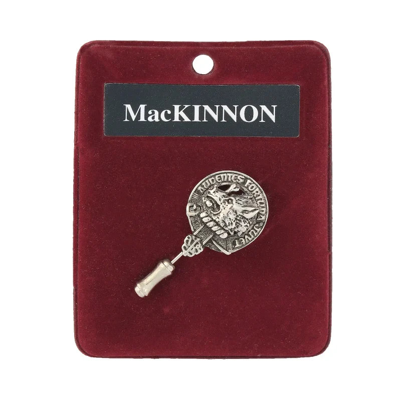 art pewter mackinnon lapel pin