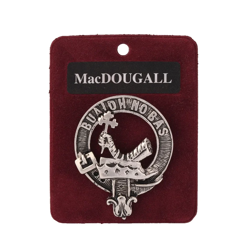 artisan pewter clan badge macdougall