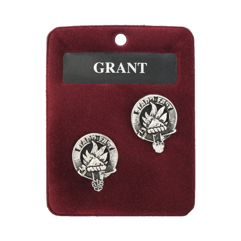 artisan pewter cufflinks grant