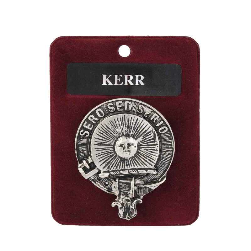 artisan pewter kerr clan badge