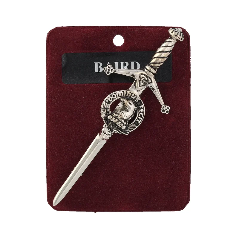 artisan pewter kilt pin baird design