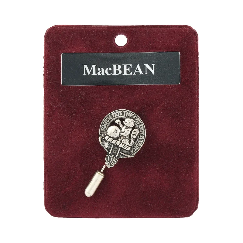 artisan pewter macbean lapel pin