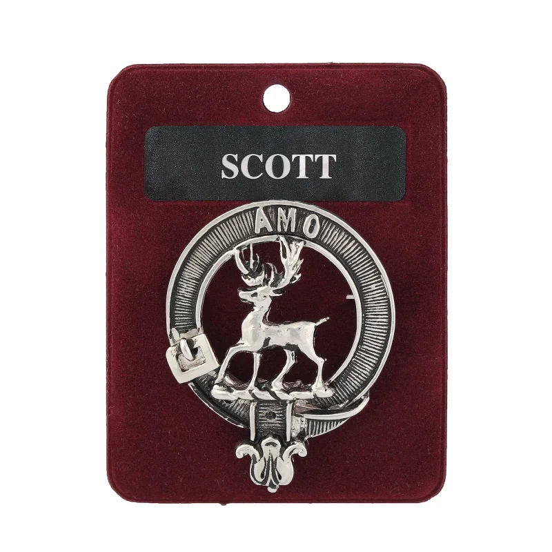 artisan pewter scott clan badge