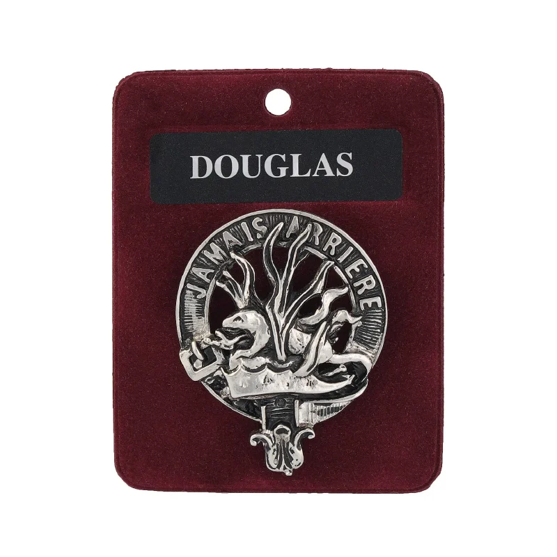 artisanal pewter clan badge douglas