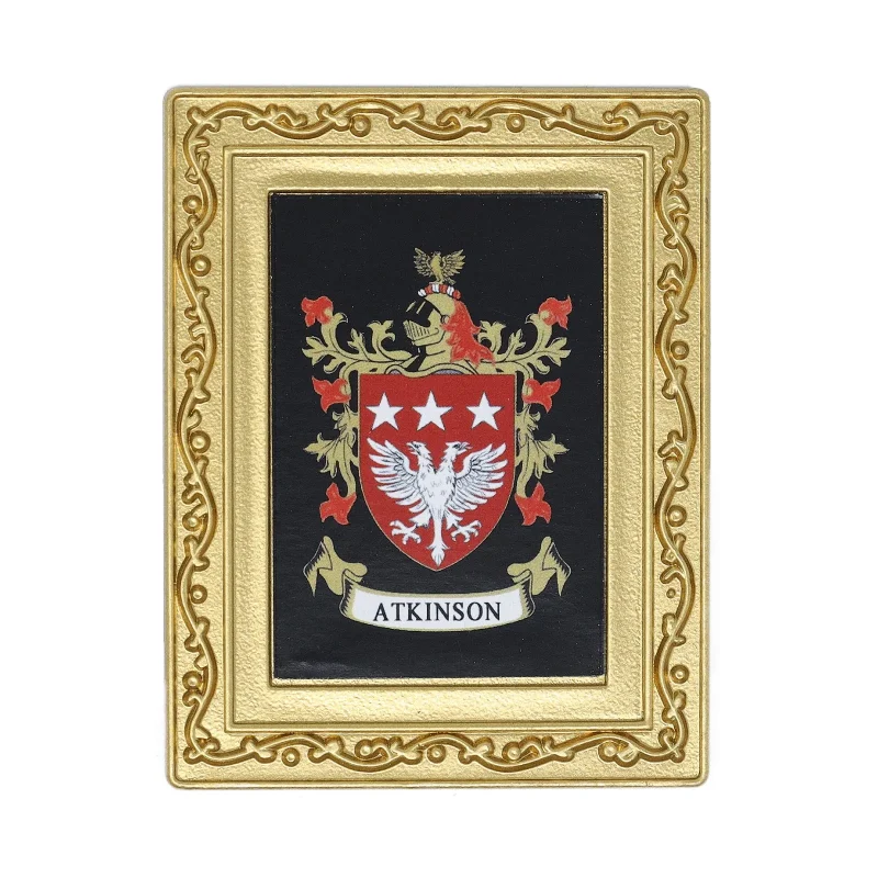 atkinson coat of arms fridge magnet