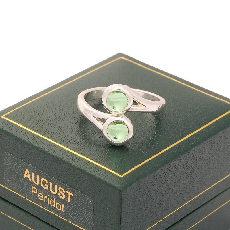 august art pewter ring