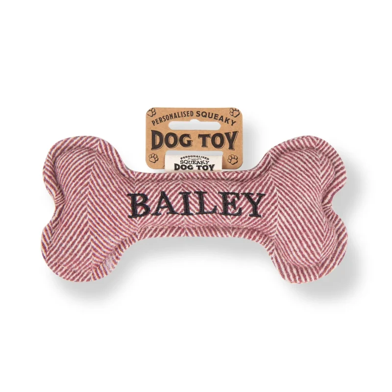 bailey s squeaky bone dog toy