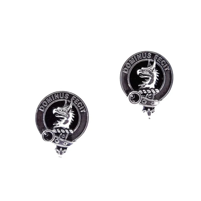 baird clan crest cufflinks