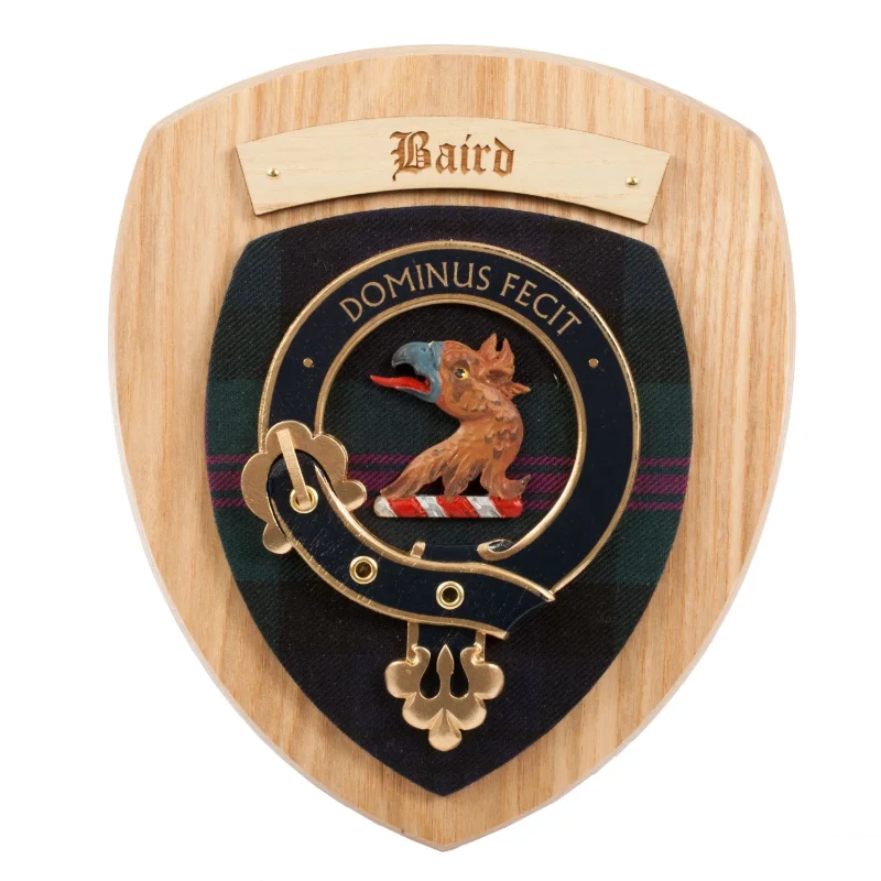 baird clan wall plaque