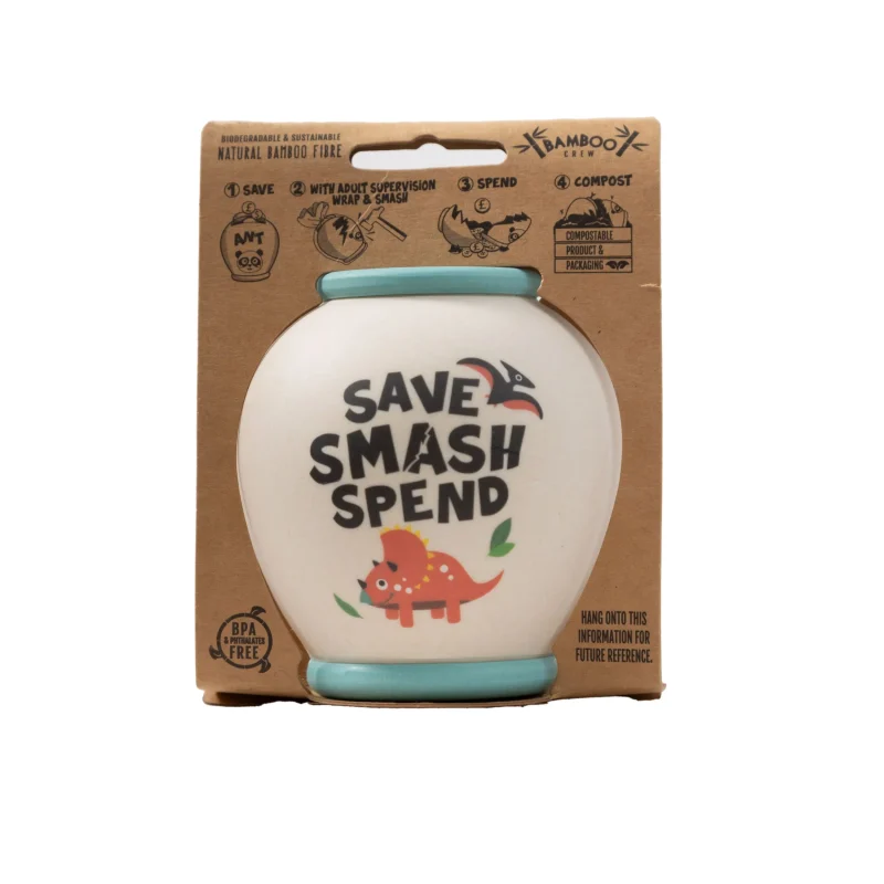 bamboo smash pot money bank s adam