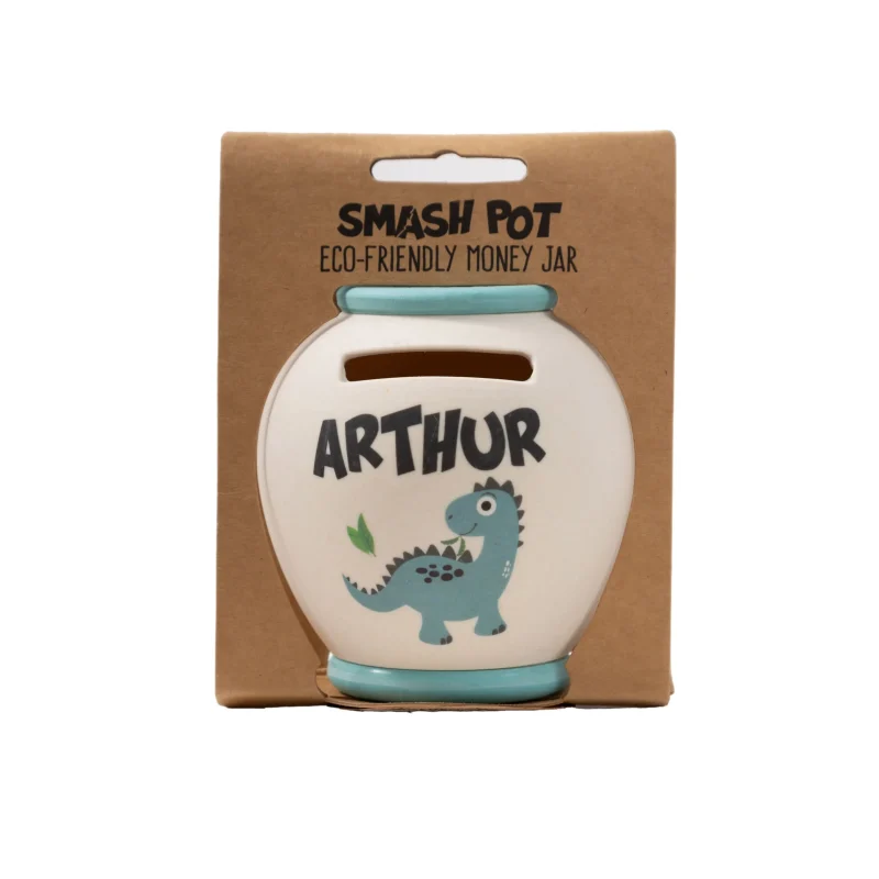 bamboo smash pot money jar save smash by s arthur