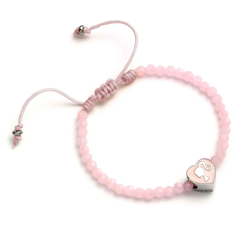 barbie pink bead friendship bracelet