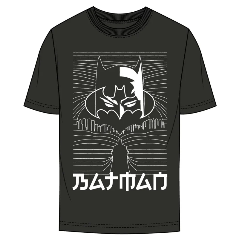 batman anime black adult t shirt