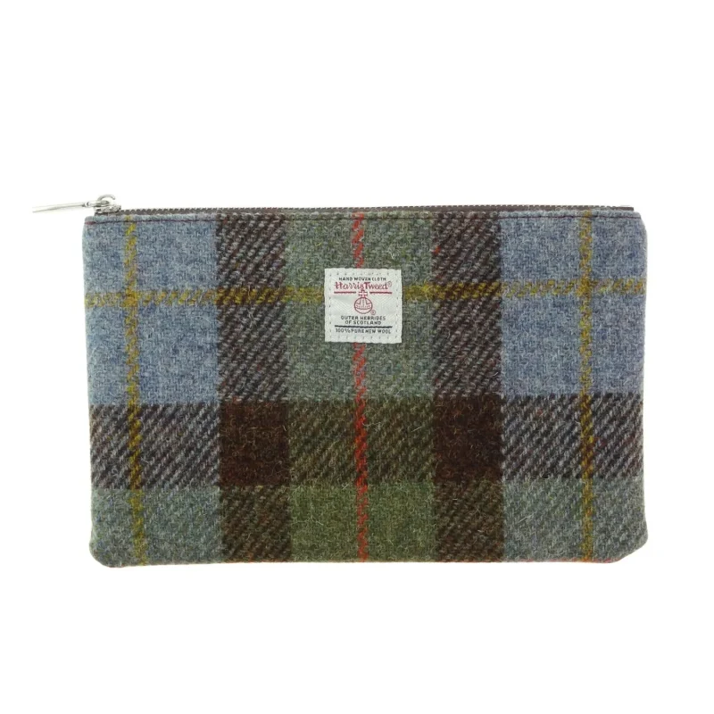 berneray medium zip pouch macleod tartan