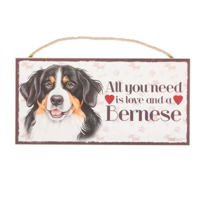 bernese mountain dog plaque for pet lovers